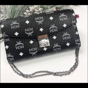 MCM Millie limited edition clutch purse bag black